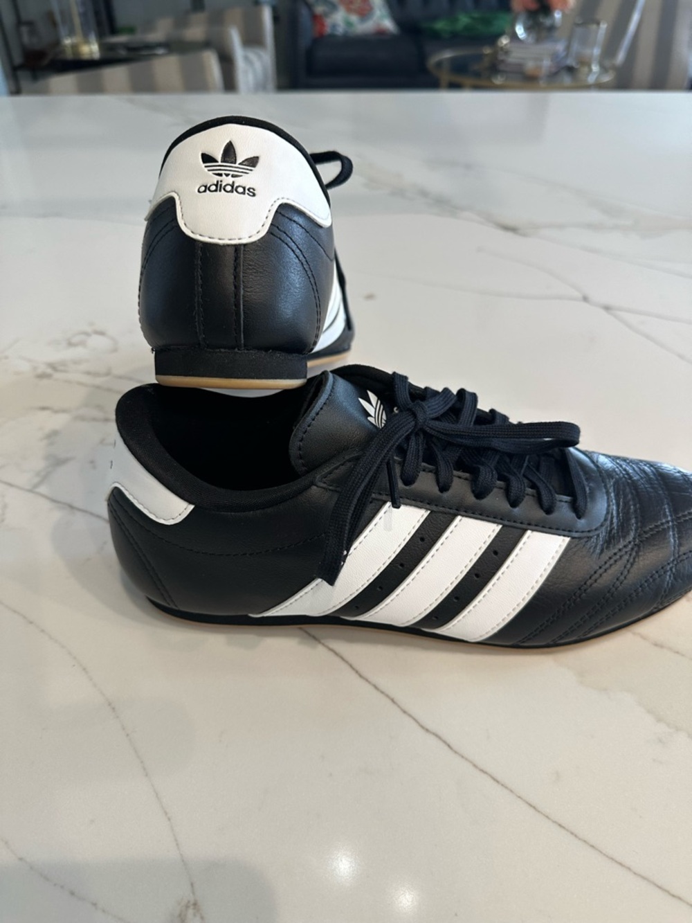 adidas Black with White stripe Women's Sneakers never worn